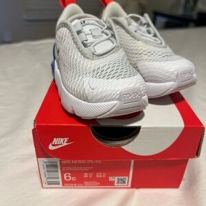 Nike Air Max 270 TD White and Blue Sneakers
